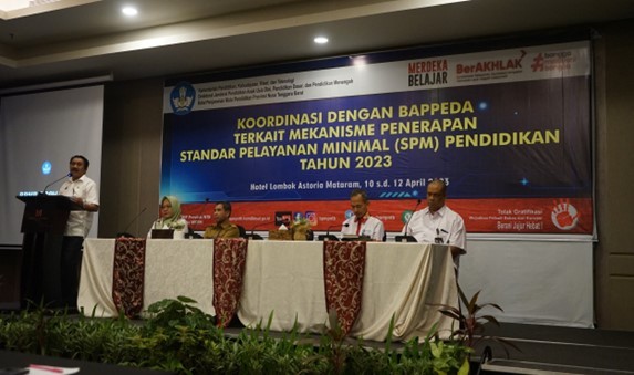 BPMP NTB dan Bappeda Selenggarakan Koordinasi dalam Penerapan SPM Pendidikan di NTB