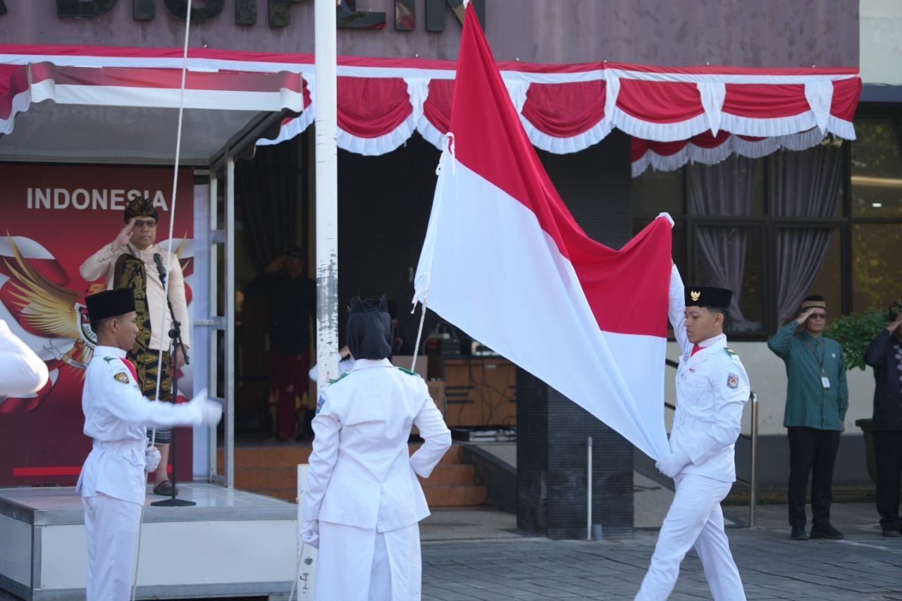BPMP NTB Gelar Peringatan HUT ke-80 RI Bersama BGTK dan Balai Bahasa NTB