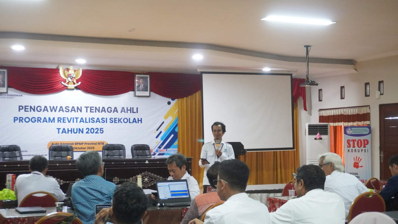 BPMP NTB Kawal Pelaksanaan Program Revitalisasi Sekolah Tahun 2025