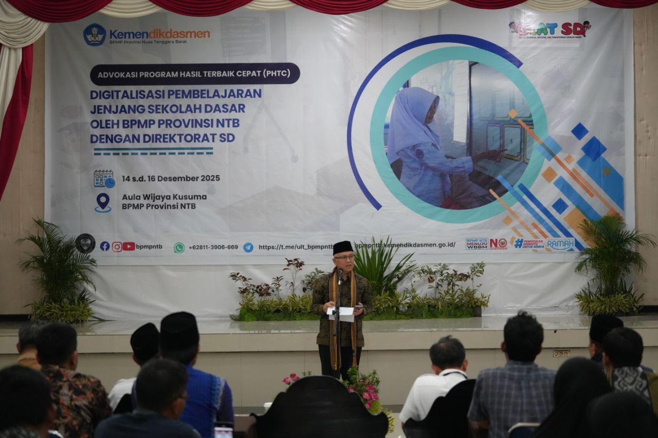 Wamen Dikdasmen Dorong Optimalisasi Digitalisasi Pembelajaran di NTB