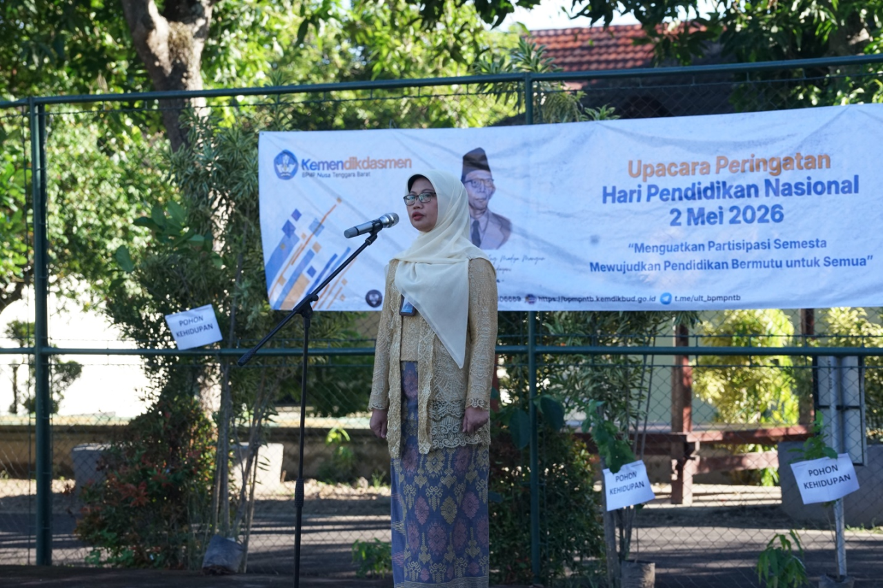 Upacara Hardiknas 2026, BPMP NTB Kukuhkan Komitmen Pendidikan Bermutu untuk Semua