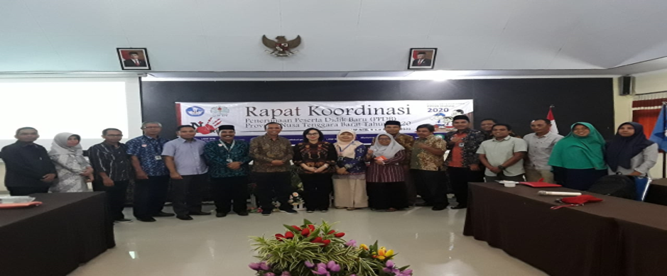 LPMP NTB GELAR RAPAT KOORDINASI  PENERIMAAN PESERTA DIDIK BARU