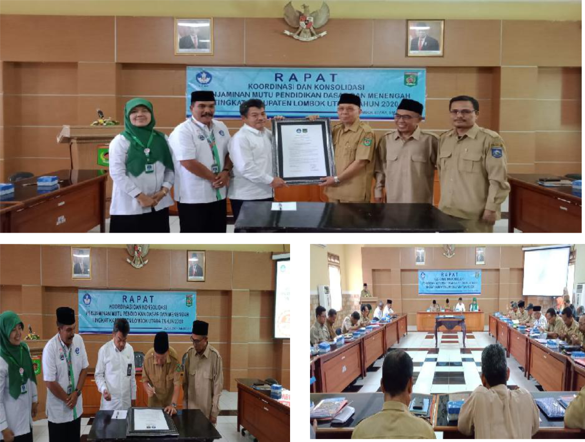 LPMP NTB SELENGGARAKAN KOORDINASI DAN KONSOLIDASI PMP DIKDASMEN