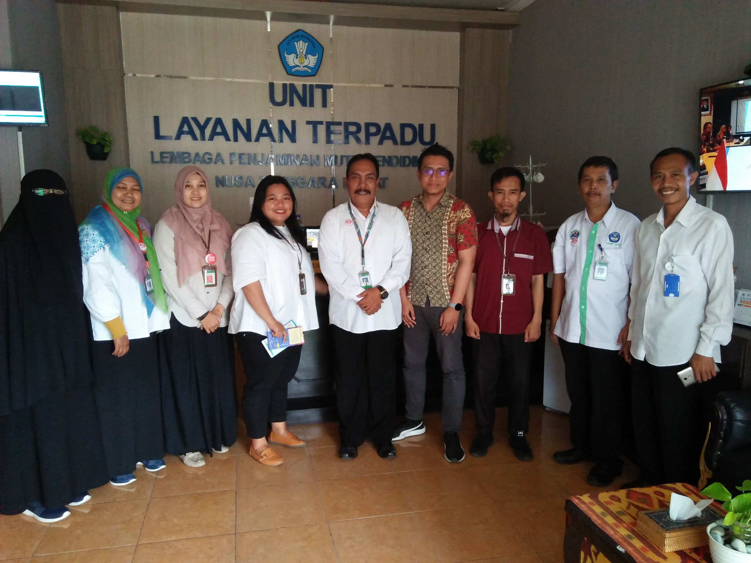 KUNJUNGAN LPMP KALIMANTAN UTARA  DI LPMP NTB