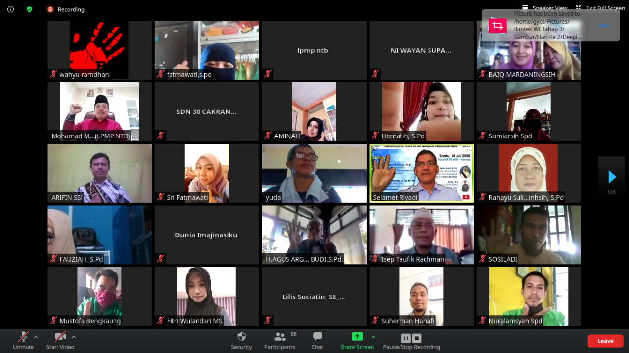 Webinar Series 2 Maju Bersama LPMP NTB