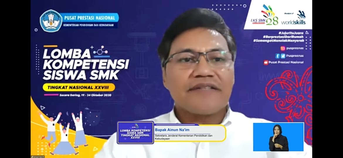 Kemendikbud Selenggarakan Lomba Kompetensi Siswa (LKS) SMK Tingkat Nasional XXVIII Tahun 2020