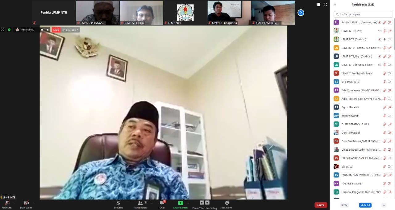 Percepat Pengiriman Data Mutu, LPMP NTB  Selenggarakan Sosialisasi PMP