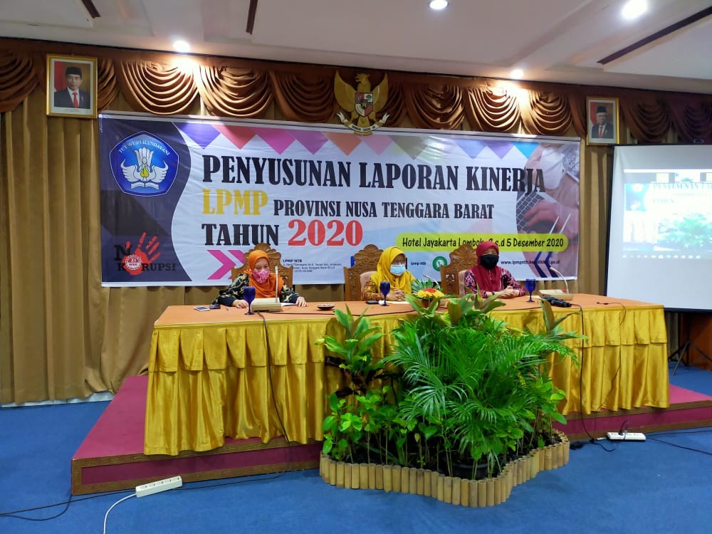 Menuju Instansi Pemerintah yang Akuntabel, LPMP NTB Selenggarakan Penyusunan Laporan Kinerja Tahun 2020
