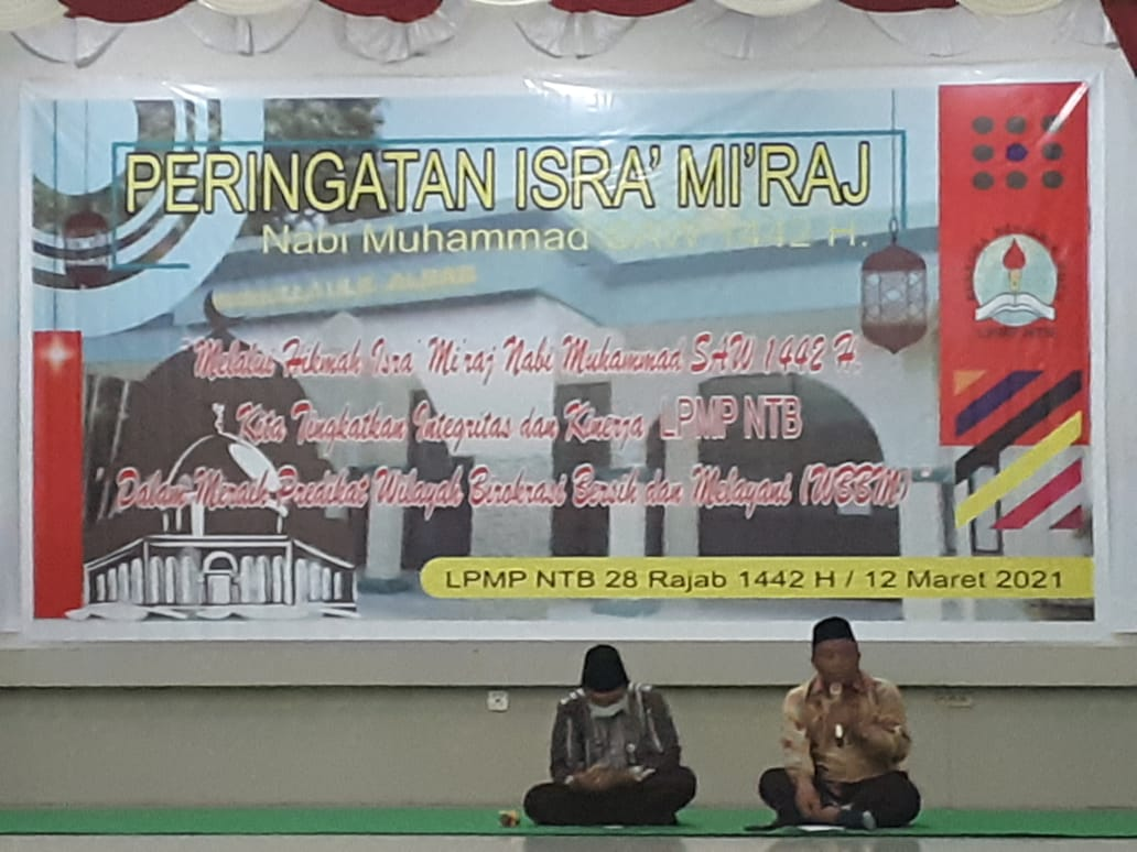 JUMAT ROHANI  DALAM RANGKA PERINGATAN  ISRA’ MIKRAJ  NABI MUHAMMAD SAW 2021