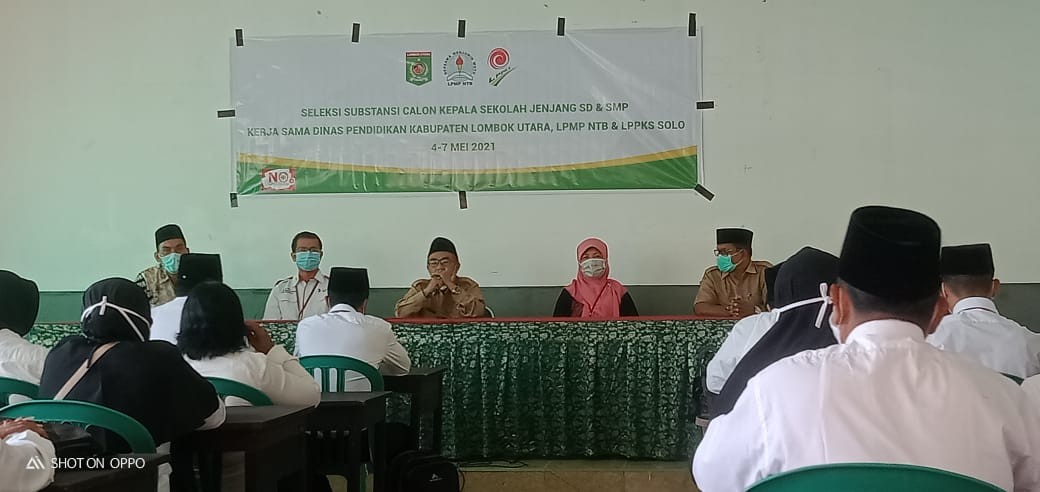 Seleksi Substansi Calon Kepala Sekolah Kabupaten Lombok Utara
