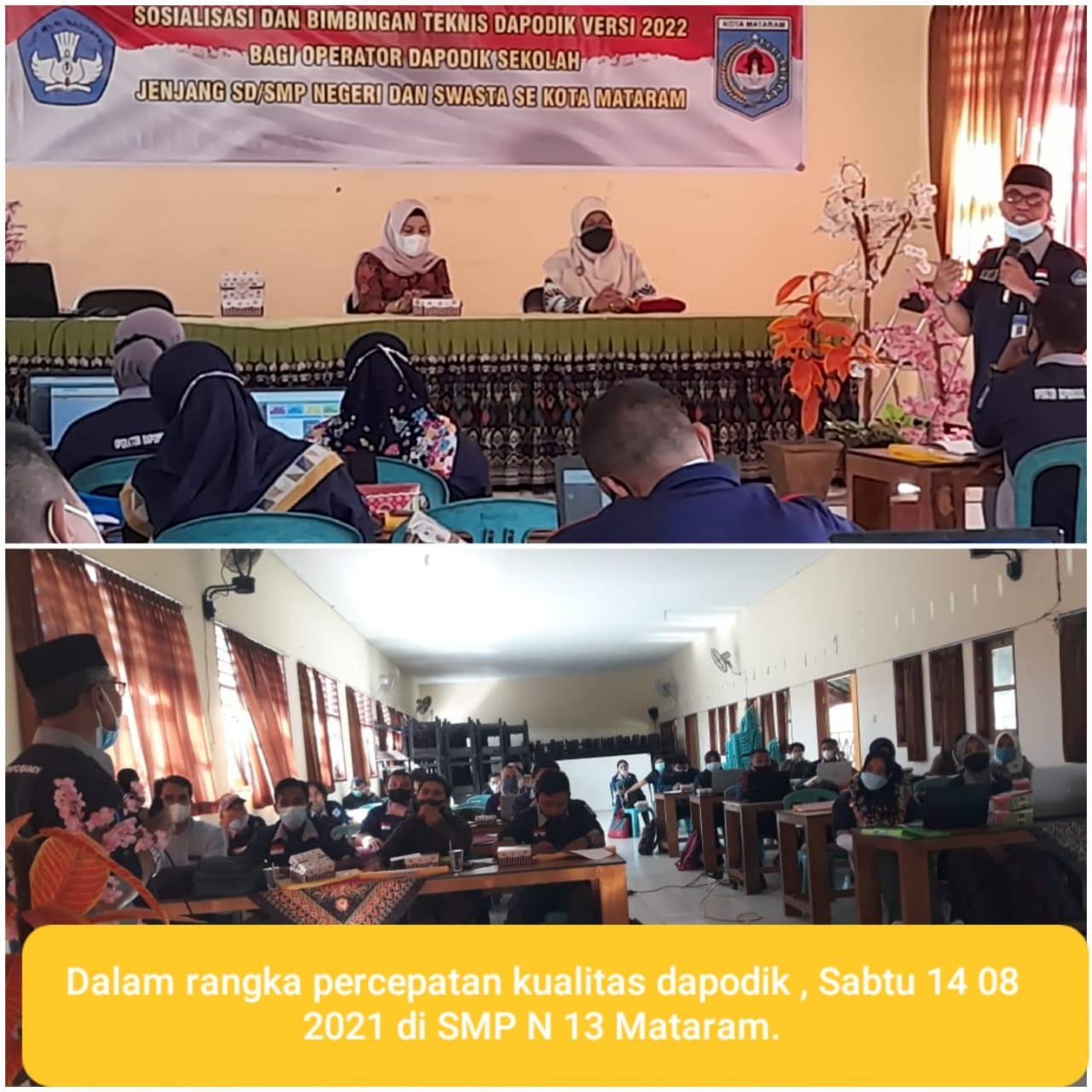 Tingkatkan Kualitas Data Pendidikan, LPMP NTB laksanakan pendampingan bagi operator Data Pokok Pendidikan (Dapodik)
