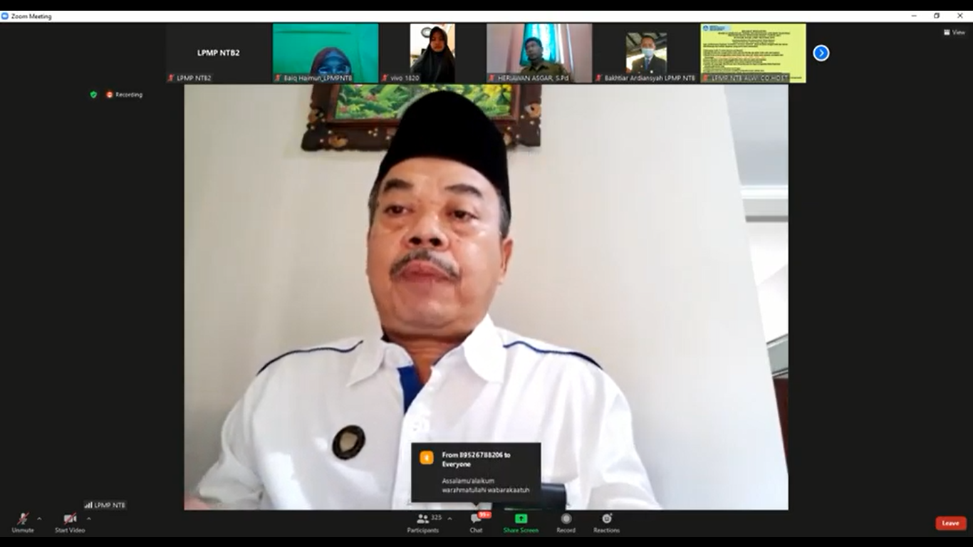 Dukung Kesiapan Sekolah Menghadapi Asesmen Nasional, LPMP NTB Selenggarakan Bimtek AKM Bagi Guru Kelas