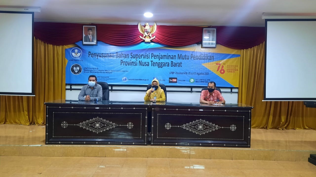 Workshop Penyusunan Bahan Supervisi Penjaminan Mutu Pendidikan  Provinsi Nusa Tenggara Barat