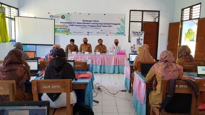 Mendukung Program Sekolah Penggerak, LPMP NTB Laksanakan Bimtek ICT