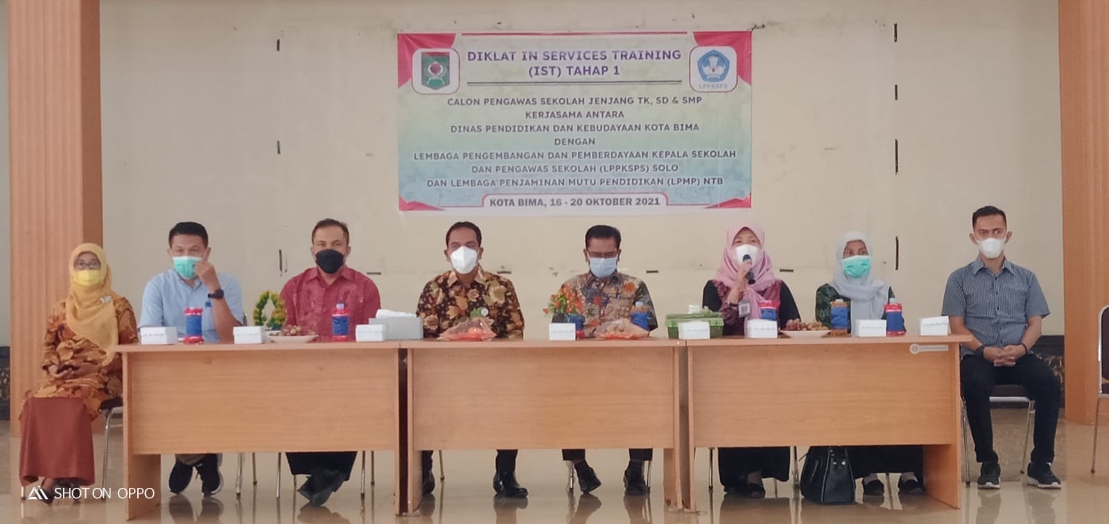 CAKEP DAN CAWAS  PROFESIONAL DAN BERMARTABAT KOTA BIMA MELALUI IN SERVICE TRAINING I