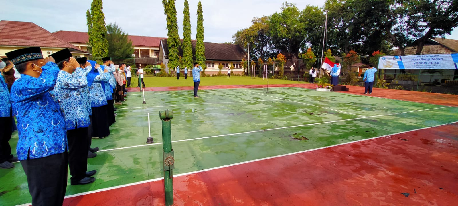 Upacara Peringatan HUT KORPRI Ke-50,  “ASN Bersatu, KORPRI Tangguh, Indonesia Tumbuh”