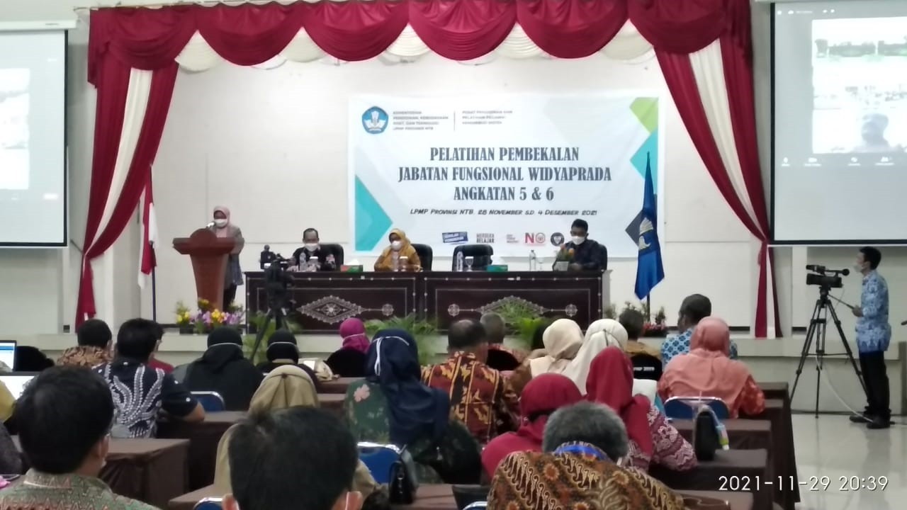 PUSDIKLAT PEGAWAI KEMENDIKBUD LAKSANAKAN PELATIHAN  JABATAN FUNGSIONAL WIDYAPRADA