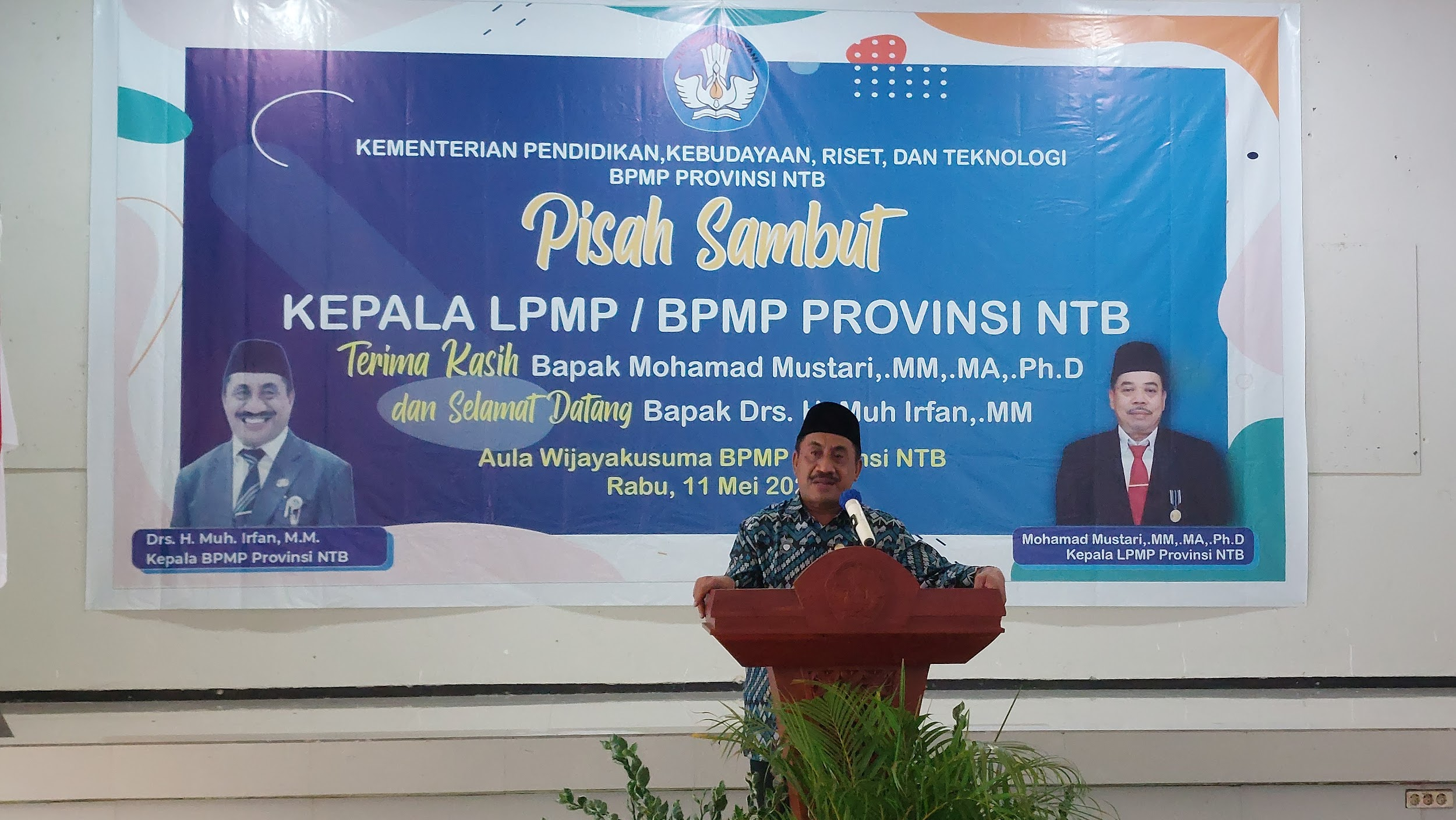 BPMP Provinsi NTB Selenggarakan Kegiatan Pisah Sambut Kepala LPMP/BPMP Provinsi NTB