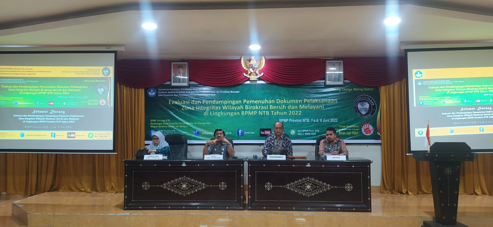 Songsong Wilayah Birokrasi Bersih dan Melayani, BPMP NTB Lakukan Evaluasi dan Pemenuhan Dokumen