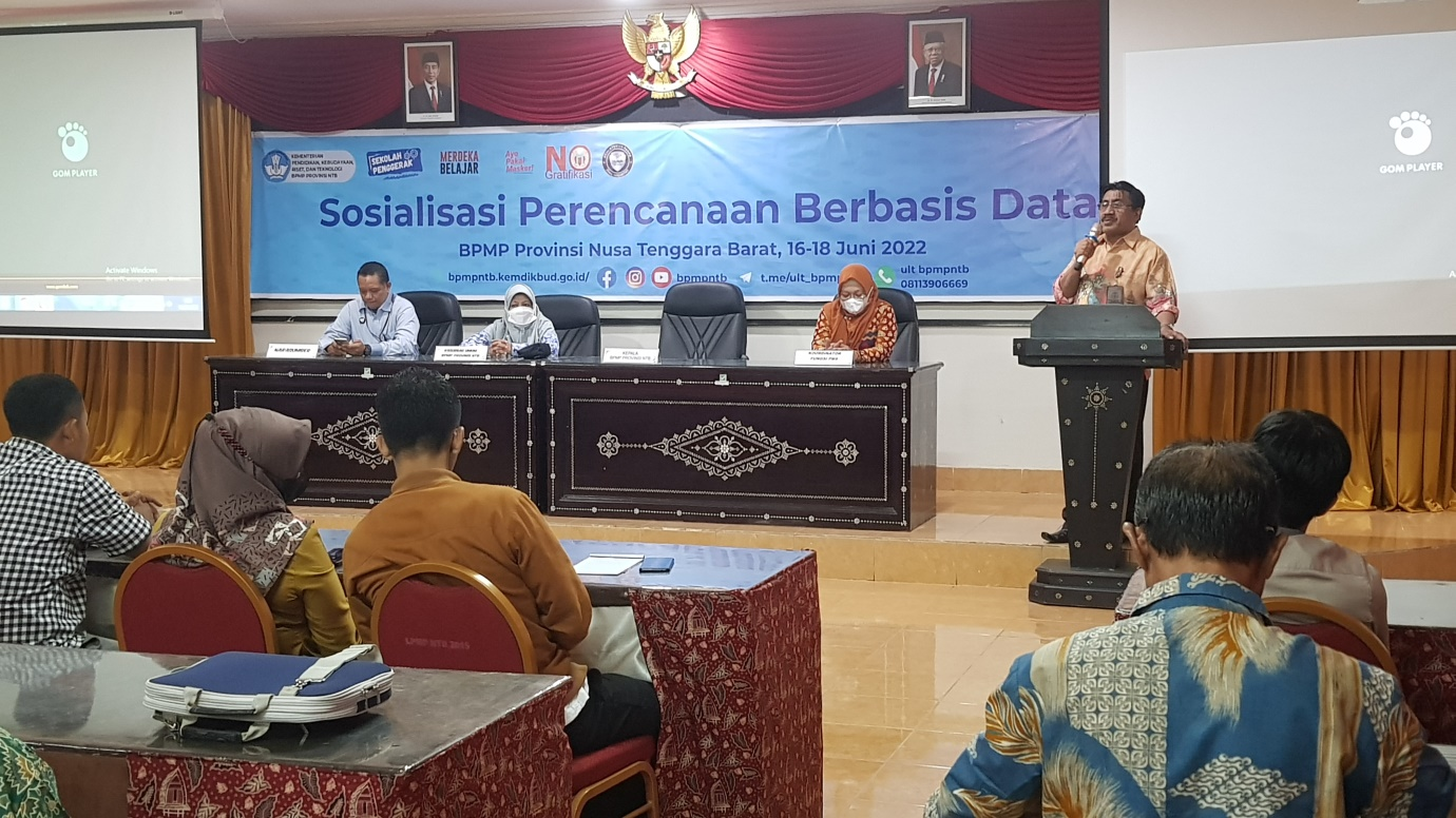 BPMP NTB Selenggarakan Sosialisasi Perencanaan Berbasis Rapor Pendidikan