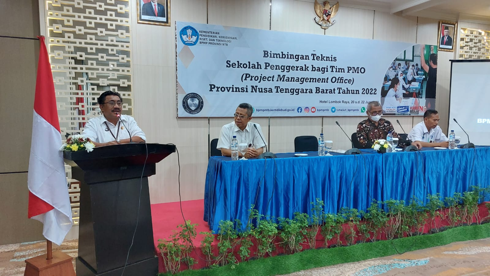 BPMP NTB Selenggarakan Bimtek Tim PMO Sekolah Penggerak