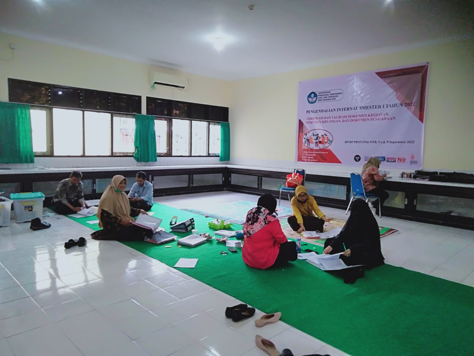 Pengendalian Internal, Tim SPI BPMP NTB Verifikasi dan Validasi Dokumen Kegiatan