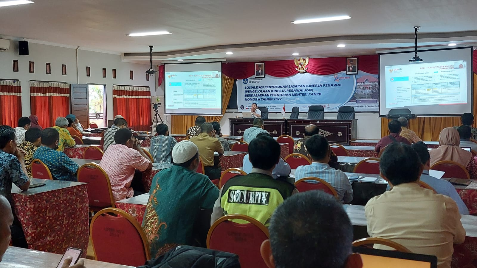 BPMP NTB Selenggarakan Sosialisasi Permen PAN-RB Nomor 6 Tahun 2022