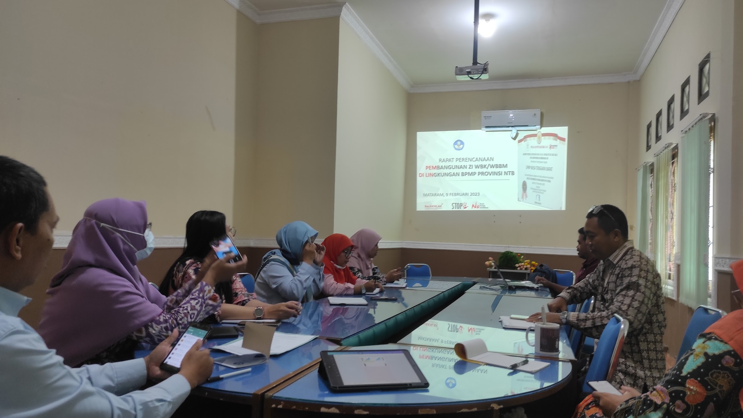 Komitmen Wujudkan WBBM, BPMP NTB Laksanakan Rapat Perencanaan Pembangunan ZI WBK/WBBM