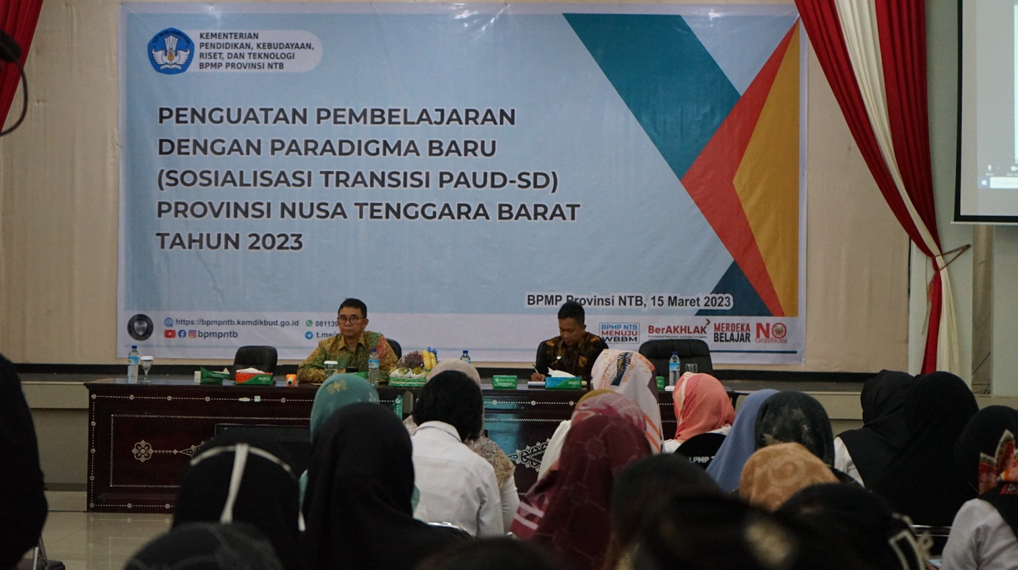 Lindungi Hak Anak, BPMP NTB Selenggarakan Sosialisasi Transisi PAUD ke SD