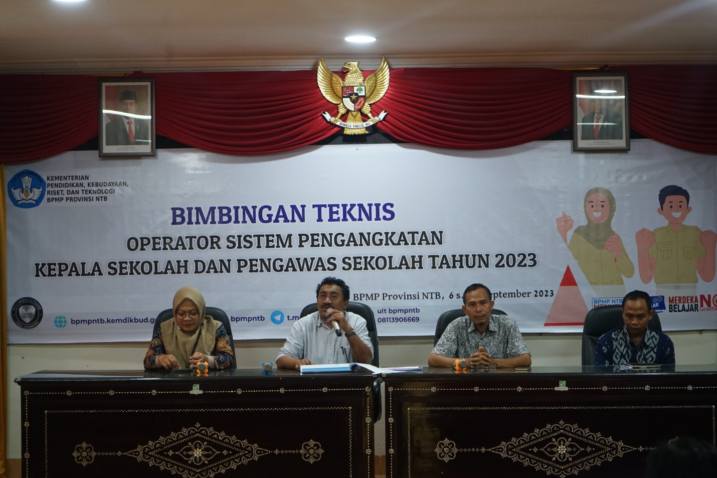 BPMP NTB Menggelar Bimtek Aplikasi Sistem Pengangkatan Kepala Sekolah dan Pengawas Sekolah
