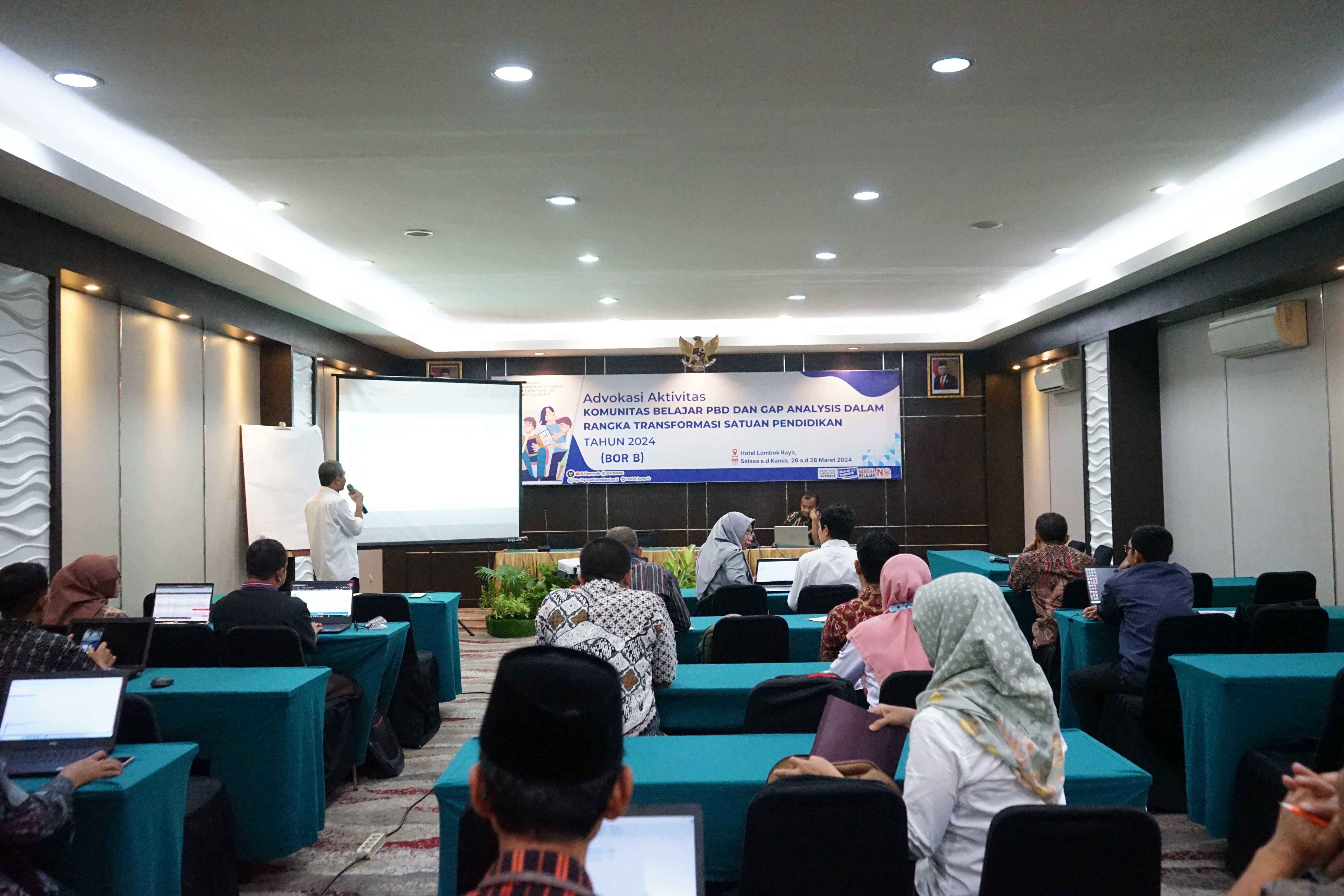 BPMP NTB Gelar Advokasi PBD dan Gap Analysis: Menuju Transformasi Pendidikan yang Berkualitas