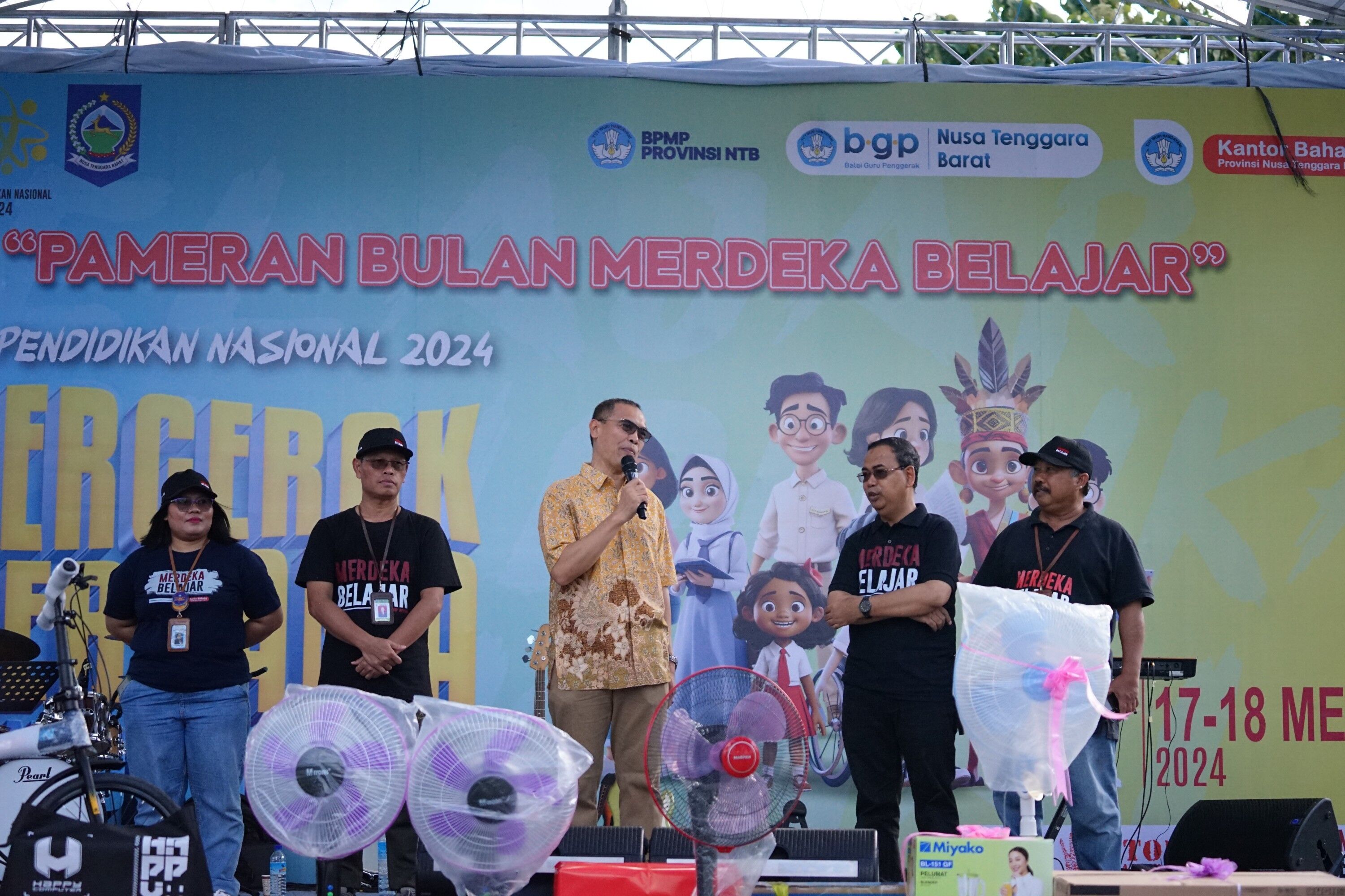 Pameran Bulan Merdeka Belajar Sukses Digelar oleh BPMP NTB di Taman Budaya NTB