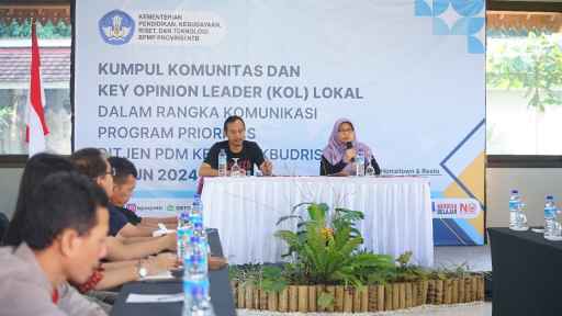 Dorong Publikasi Program Prioritas Kemendikbudristek, BPMP NTB Gelar FGD dengan Penggiat Media Sosial