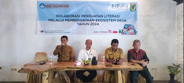 BPMP NTB dan INOVASI NTB Gelar FGD untuk Penguatan Literasi Desa di Lombok Utara