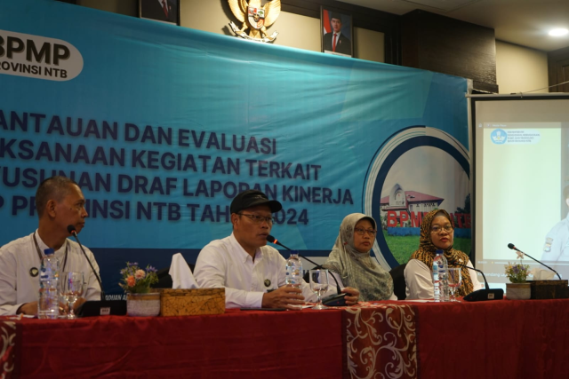 BPMP NTB Gelar Kegiatan Pemantauan dan Evaluasi Penyusunan Laporan Kinerja 2024