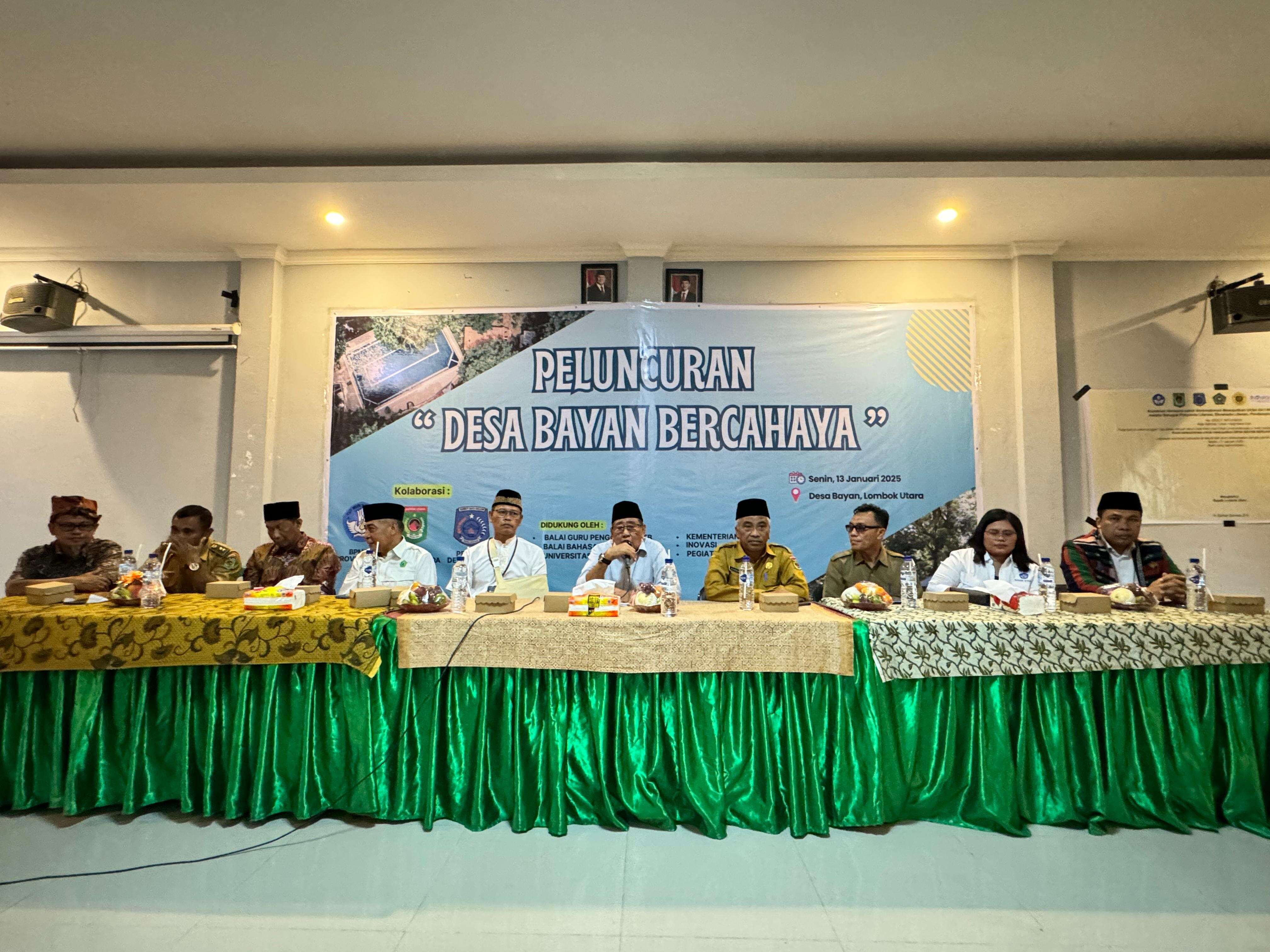 Peluncuran Desa Bayan Bercahaya: Membangun Kolaborasi untuk Desa Literasi yang Berkelanjutan