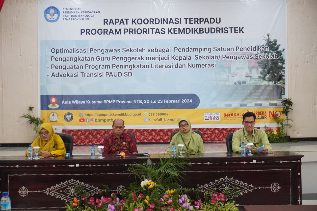 RAPAT KOORDINASI TERPADU PROGRAM PRIORITAS KEMENDIKBUDRISTEK