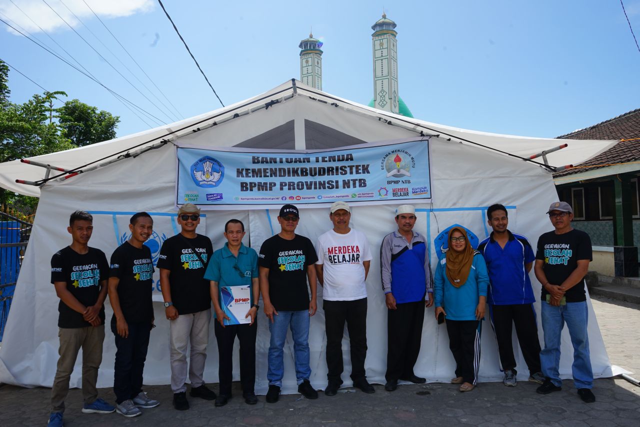 BANTUA TENDA KEMENDIKBUDRISTEK BPMP PROVINSI NTB