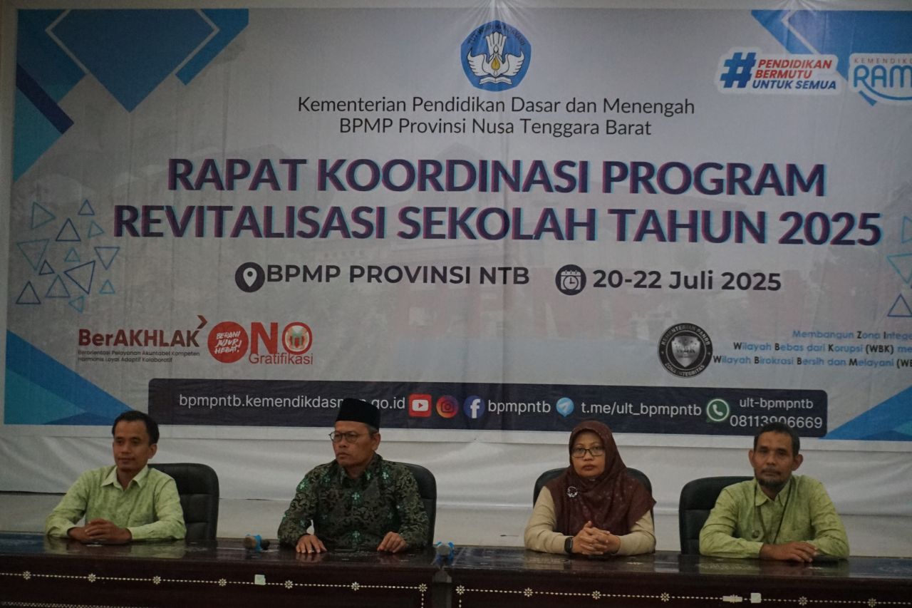RAPAT KOORDINASI PROGRAM REVITALISASI SEKOLAH TAHUN 2025