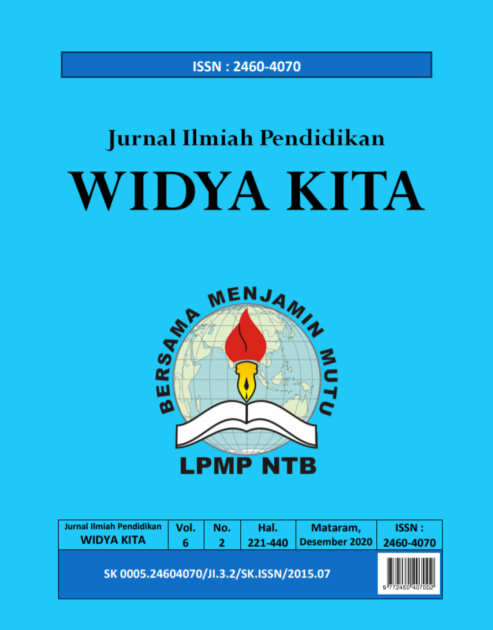 Jurnal Ilmiah Widya Kita Vol. 6 No. 2