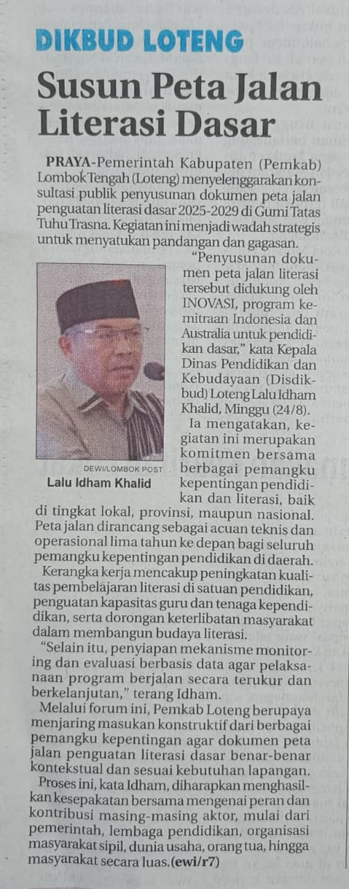 SUSUN PETA JALAN LITERASI DASAR