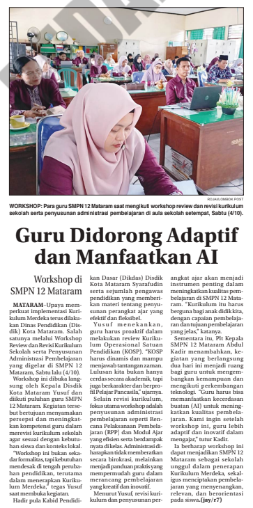 GURU DIDORONG ADAPTIF DAN MANFAATKN AI