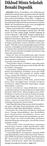 DIKBUD MINTA SEKOLAH BENAHI DAPODIK
