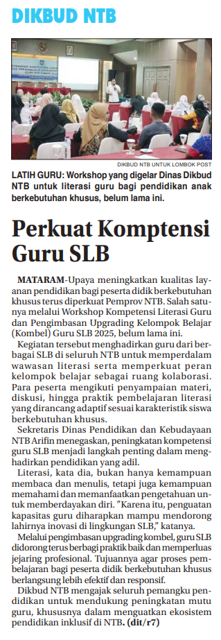 Perkuat Kompetensi Guru SLB