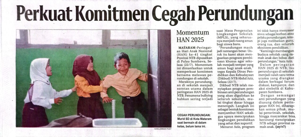 PERKUAT KOMITMEN CEGAH PERUNDUNGAN
