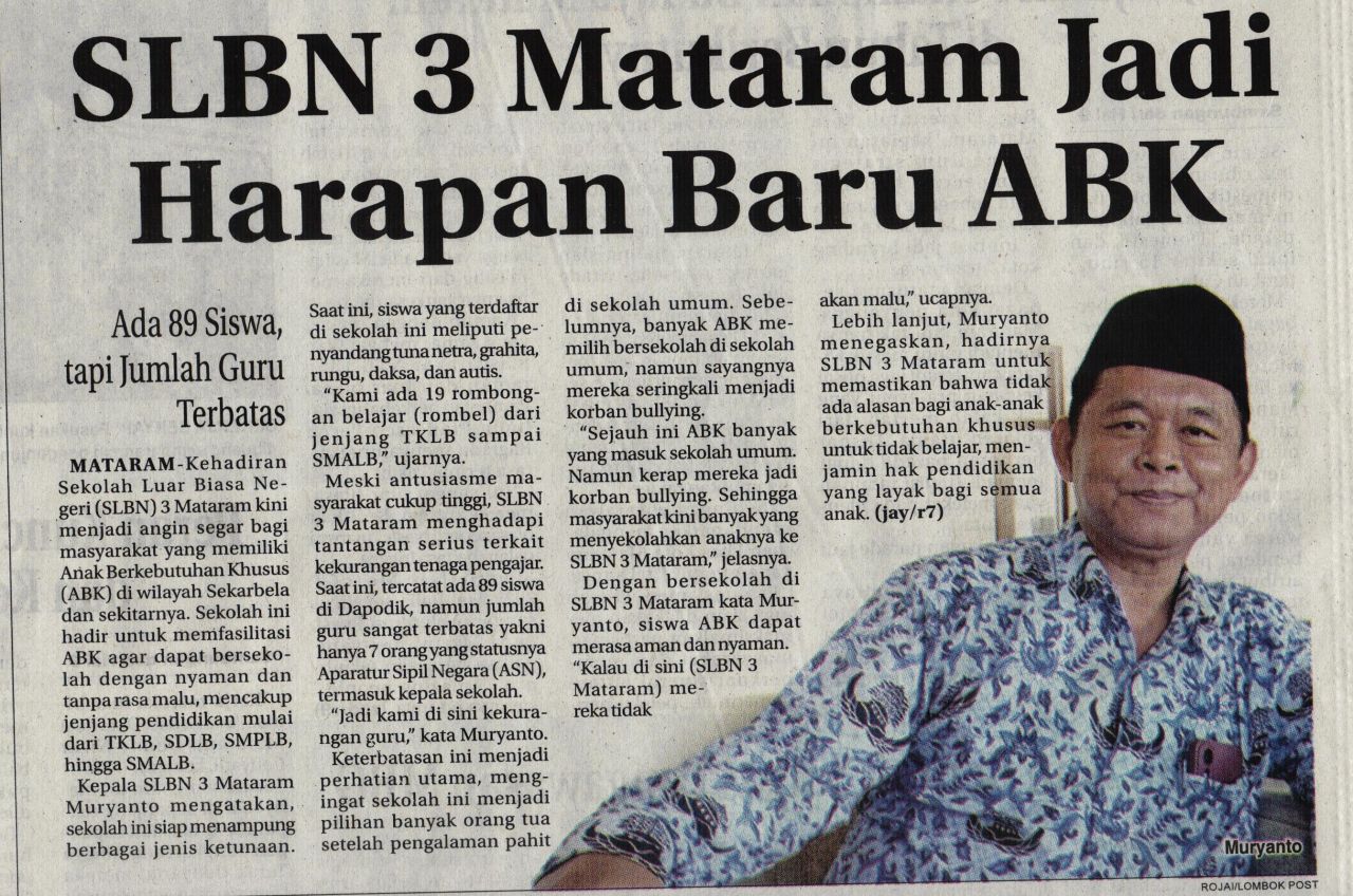 SLBN 3 MATARAM JADI HARAPAN BARU ABK