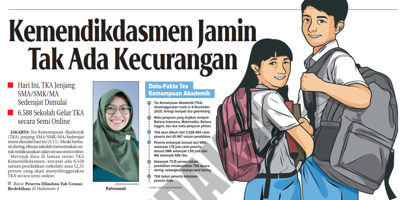 Kemendikdasmen Jamin Tak Ada Kecurangan