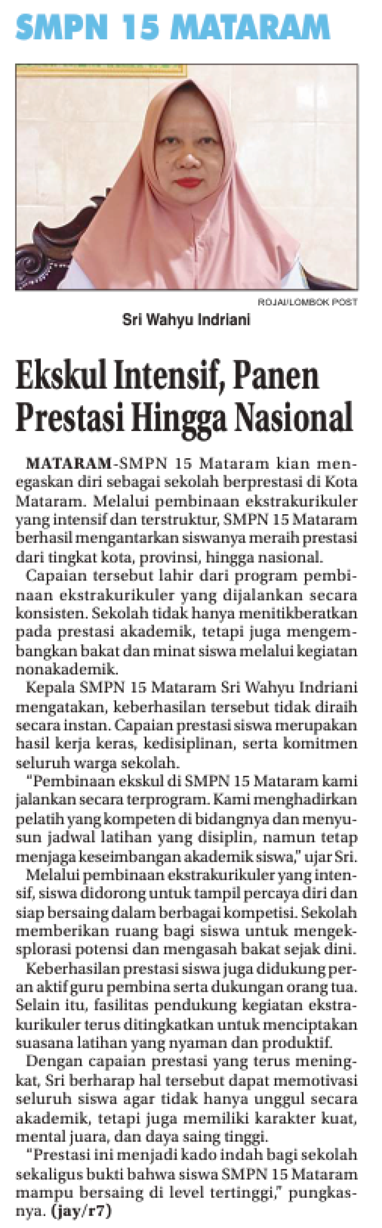 Ekskul Intensif, Panen Prestasi Hingga Nasional