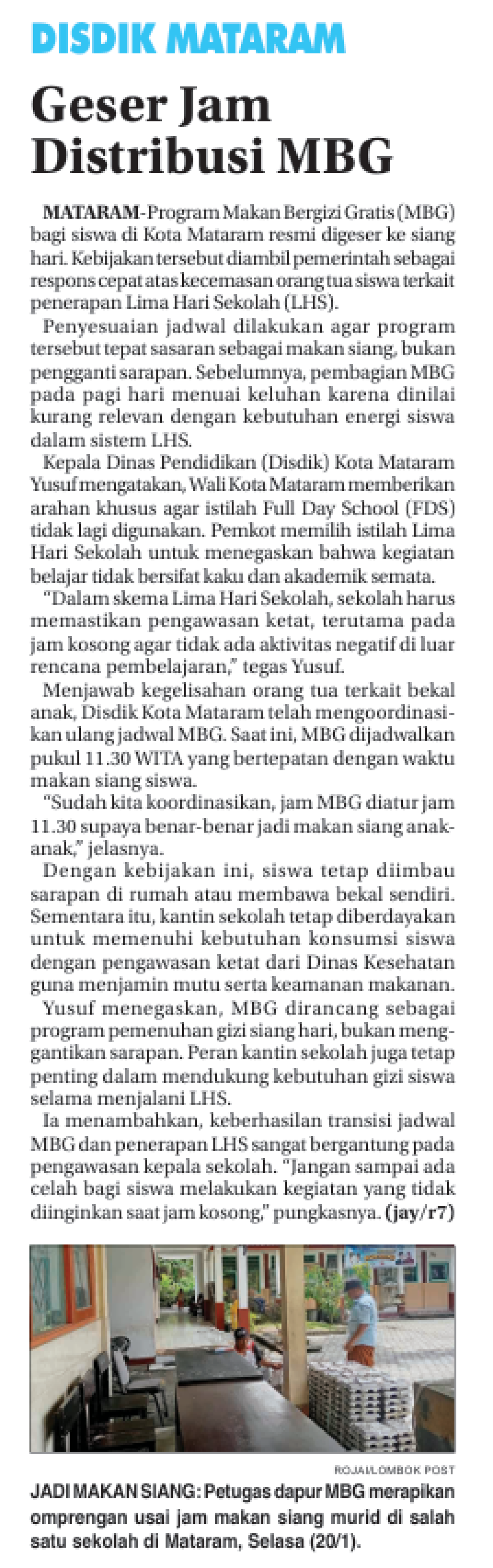 Geser Jam Distribusi MBG
