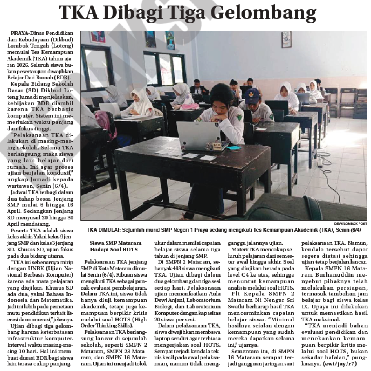 TKA Dibagi Tiga Gelombang